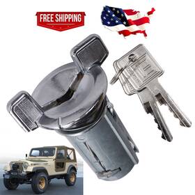 Lc1426 Minetps Ignition Lock Cylinder Switch With 2 Keys For Jeep Cj5 Cj7 J10 J2 1976-1986
