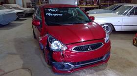 181.ms1k17 Mitsubishi Mirage 2017 Passenger Rear Door Latch Pwr