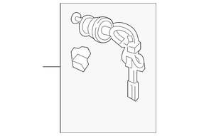 6370b868 Mitsubishi Genuine Lock Cylinder Assembly