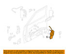 Mr313413 Mitsubishi 97-04 Montero Sport Kit Front Lock Oem Door-door