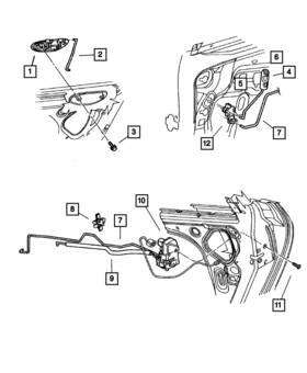 04658448ac Mopar Genuine Latch Clip 4658448ac Qty 1