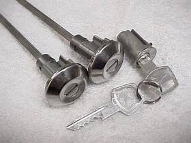 1649536 Mopar Restored Door And Ignition Locks With Nos Keys 1956 Dodge Plymouth Desoto Chrysler