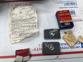 1818919 Mopar 1957 Desoto Chrysler Dodge Plymouth Nos Child Safety Lock Kit 1958 1959