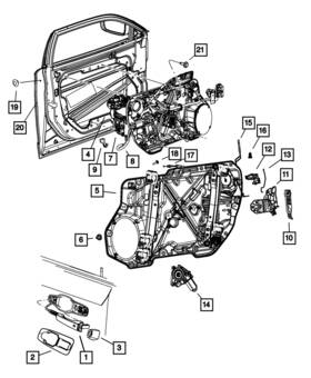 68104004aa Mopar Genuine Latch Presenter Right