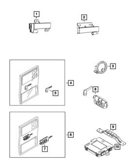 68333414aa Mopar Genuine Lock Kit