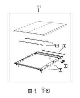 68343469ab Mopar Genuine Latch Bracket Left