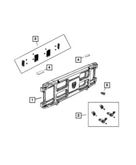 68402268ac Mopar Genuine Bed Divider Lock Assembly Cylinder