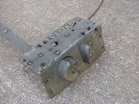 843279 Mopar 1939 Dodge Desoto Chrysler Right Front Door Latch Lock And Link #843279 Chryco