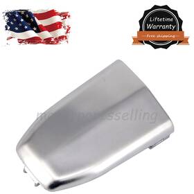 Motorpartsselling 13515999 New For 2015-2018 Cadillac Escalade Front Door Handle Lock Cylinder Cover Silver