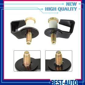 Be275435x Munirater 2pcs Door Lock Striker Steel Suit For Ford F-350 Lincoln Mercury Model 1980-1997