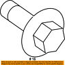 N606688s301 Ford Oem Super Duty Back Hinge Bolt