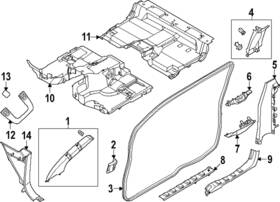 73952-9bu1a Nissan Genuine Striker Cover