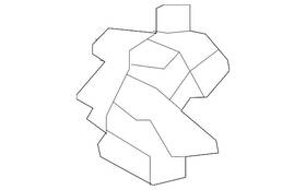 Nissan 80534-6ra0a Genuine Latch Rod Holder