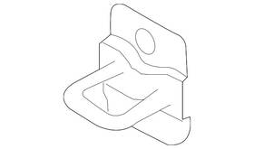 Nissan 80570-3nf1a Genuine Door Lock Striker Plate
