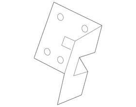 80577-jf00a Nissan Genuine Stiffener