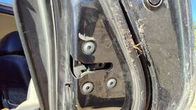 82500ja000 Nissan 07-12 Altima Passenger Right Rear Door Latch With Rods/cables Back 4