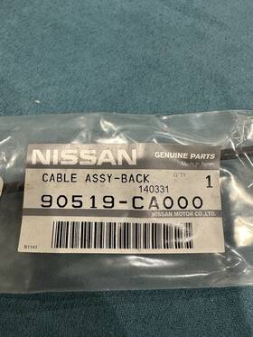 90519-ca000 Nissan New Oem Murano Release Cable Part# / 90519ca000