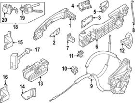 99810-5mp1a Nissan Genuine Cylinder And Keys