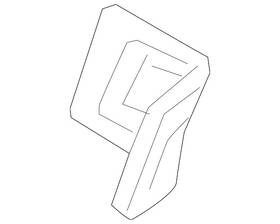 G6690-5aama Nissan Genuine Quarter Panel Retainer
