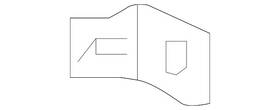 Nissan G6691-3wcaa Genuine Aperture Panel Striker