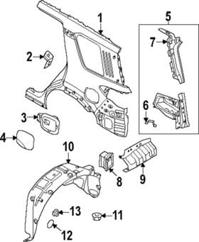 G6691-6tama Nissan Genuine Striker Plate