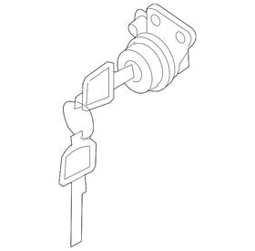 H0601-cd00a Nissan Genuine Cylinder And Keys