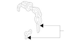 K0600-7z025 Nissan Genuine Lock Cylinder