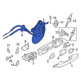 805017lg0a Nissan Oe Front Left Door Latch Assembly