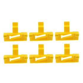 30678009 Ochiwave 6pcs Windshield Moulding Side Trim Clip For 1.62 X 1.4 0.55 Inches Yellow