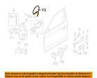 51217059971 Oem 07-13 Bmw Cable Left Front X5 Door-lock