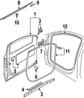 4l0837911 Oem Genuine Audi Strip Door