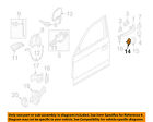51217312545 Oem Bmw Door-striker X5 Front 10-13