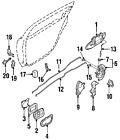 824214p00a Oem Original Nissan Factory Hinge Genuine