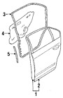828303z600 Oem Door Strip Nissan Genuine