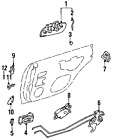 62510ac010mu Oem Factory Genuine Handle Subaru Original