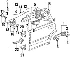 67910s5a003zz Oem Hinge Genuine Upper Honda