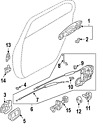 Mr970578xa Oem Original Genuine Factory Mitsubishi Handle