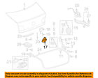 3d5827505f01c Oem Trunk Lid-lock Volkswagen Vw Phaeton 04-06