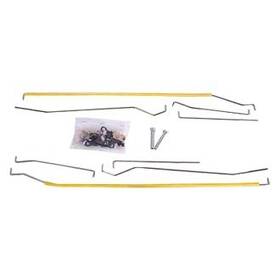 21345e Oer For Ford Mustang 1969-1970 Driver And Passenger Side Door Latch Lock Rod Set