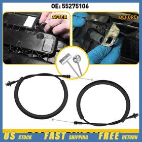 15638452 Oxilam Set Of 2 Door Latch Cables Rear Driver And Passenger Side For Ram Truck 1500 Pair