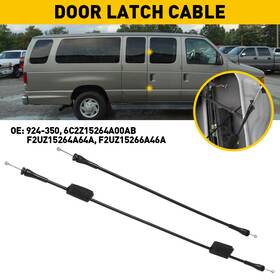 6c2z15264a00ab Oxilam Rear Hinged Door Lower Latch Cable Pair Right For Ford E150 E250 E350 1992-14