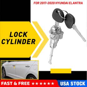 Sx-elantra-17-20-0 Oxilam 81970-f0000 Door Lock Cylinder Fl Driver Side With 2 Keys For 2017 18-2020 Elantra