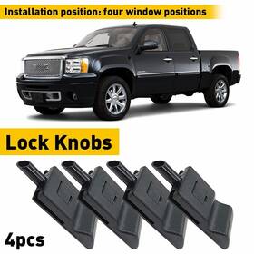 Xpd-ccc-96511 Oxilam 4pcs Door Lock Knobs For 2007-2013 Gmc Sierra 1500 2500 3500 Excludes 07 Classic