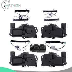 Parthigh Part82676100us For 2002-2003 Ford Explorer 1 Set Door Lock Actuators And Window Switch Regulators