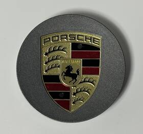 7pp601149d Porsche 2010-2018 Porshe Cayenne Panamera Wheel Trim Center Cap Silver Oem