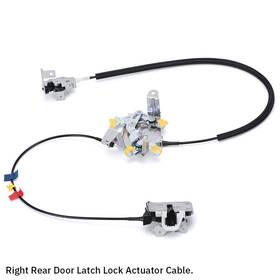 Cbs14-r Pqy Rear Right Door Latch Lock Cable Extended Cab For Ford F250 F350 F450 Super Duty
