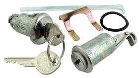524641 Py Autolock Glovebox And Trunk Lock Set 1961-1964 Cadillac Deville Fleetwood Eldorado