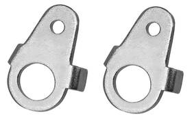 Pr289-2 Py Autolock Flat Design Door Lock Pawl Pair For 1955-1964 Chevy Bel Air Biscayne Impala 210
