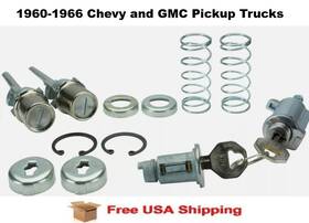 Py985 Py Autolock Ignition Door Lock And Glovebox Set 1960-1966 Chevy Gmc Pickup Trucks