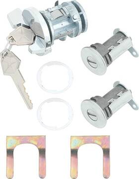 Md2134 Py Classic Locks 1972-76 Mopar A/b-body Without Tilt/telescopic Wheel Ignition/door Lock Set With